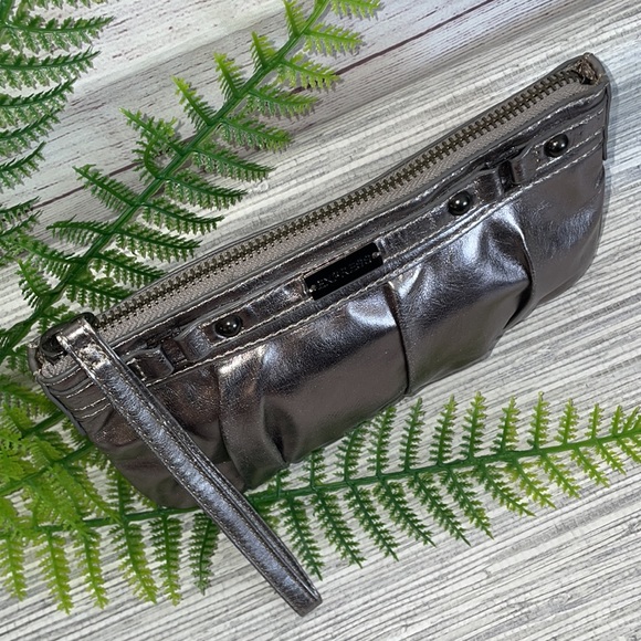 Express Silver Moto Clutch Wristlet - Picture 4 of 6